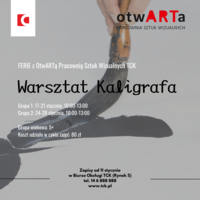 plakat zajęć artystycznych w TCK