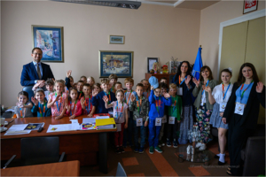 Spotkanie dzieci z prezydentem