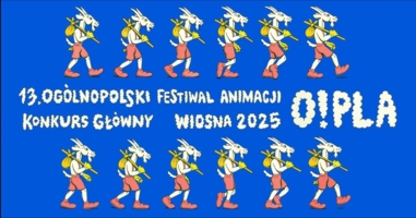 Plakat Ogólnopolskiego Festiwalu Animacji O!PLA