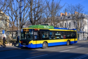 Autobus na przystanku