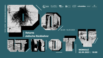 Plakat wystawy "Powroty"