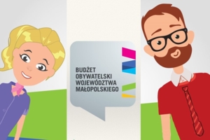 Plakat Budżetu Obywatelskiego Województwa Małopolskiego