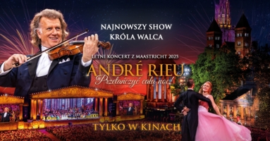 Plakat retransmisji koncertu Andre Rieu
