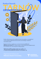 Plakat konkursu literackiego "Tarnów opowiedziany"