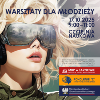 Plakat warsztatów dla młodzieży