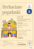 Plakat "Herbacianych pogadanek"