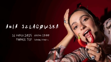 Plakat koncertu Ani Szlagowskiej