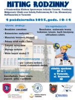 Plakat Mitingu Rodzinnego w Szkole Podstawowej nr 1 w Tarnowie