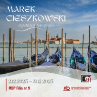 Plakat wystawy zdjęć Marka Cieszkowskiego