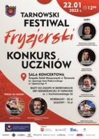 Plakat Tarnowskiego Festiwalu Fryzjerskiego