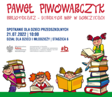 Plakat projektu "Jak to z książką bywa"