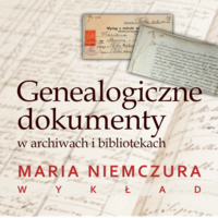 Plakat wykładu Marii Niemczury