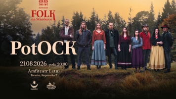 Plakat koncertu zespołu PotOCK