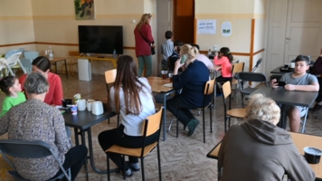 Uchodźcy z Ukrainy mieszkający w byłej bursie przy ul Św. Anny w Tarnowie