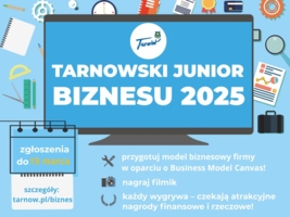 plakat Tarnowskiego Juniora Biznesu
