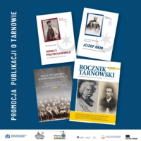 Plakat promocji publikacji o Tarnowie