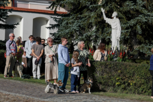 Wyjątkowa msza święta u ojców bernardynów