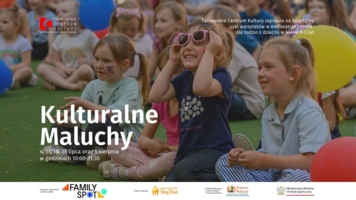 Plakat warsztatów "Kulturalne maluchy"