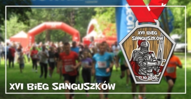 Plakat XVI Biegu Sanguszków