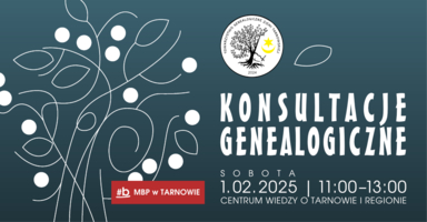 Plakat konsultacji genealogicznych