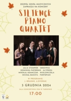 Plakat koncertu Silience Piano Quartet