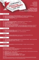 Plakat obchodów Dnia Pamięci o Zwycięskim Zrywie Niepodległościowym w Tarnowie i 107. rocznicy odzyskania przez Polskę Niepodległości