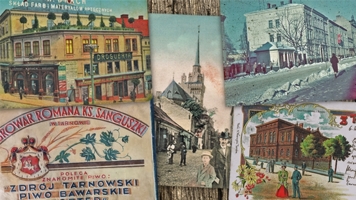 Plakat wystawy "Tarnoviana z kolekcji Marka Tomaszewskiego"