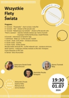 Plakat koncertu "Wszystkie flety świata"