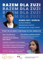 Plakat koncertu charytatywnego "Razem dla Zuzi"