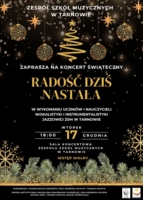 Plakat koncertu "Radość dziś nastała"