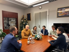 Prezydent spotkał się z przedstawicielami Młodzieżowej Rady Miejskiej