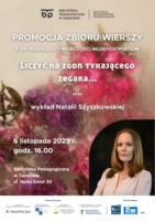 Plakat promocji zbioru wierszy
