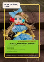 Plakat  LV Złazu „Powitanie Wiosny” – Marzanna 2024