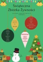 plakat świąteczna zbiórka żywności