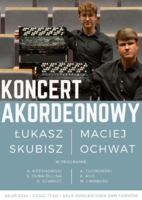 Plakat koncertu akordeonowego