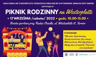 Piknik Rodzinny na Westerplatte, 17 września od 10 do 15 na boisku sportowym przy Westerplatte 18