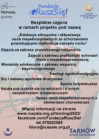 Plakat Fundacji RuszSię!