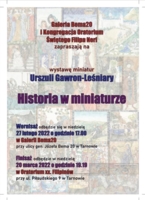plakat Historia w miniaturze