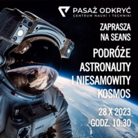 Plakat seansu w Pasażu