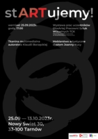 Plakat wystawy "StARTujemy"