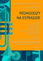 Plakat koncertu "Pedagodzy na estradzie"
