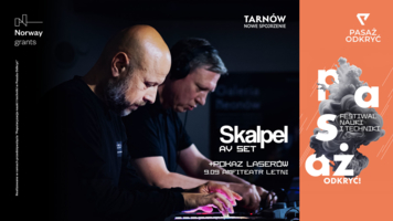 Plakat koncertu zespołu Skalpel