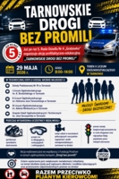 Tarnowskie drogi bez promili - plakat informacyjny