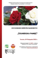 Plakat XXVI Konkursu Wieńców Nagrobnych „Żołnierska Pamięć”