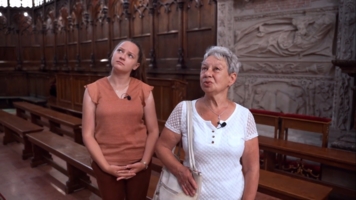 Screen z filmu "Śladami religii w Tarnowie"