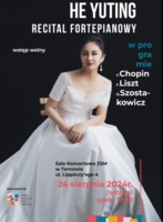 Plakat recitalu Yuting He