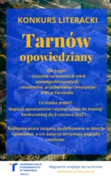 Plakat konkursu literackiego "Tarnów opowiedziany"