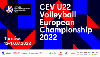 Baner siatkarskich Mistrzostw Europy mężczyzn U-22