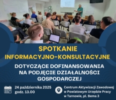 grafika - spotkanie w Powiatowym Urzędzie Pracy