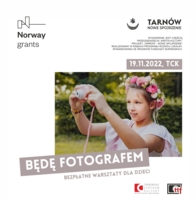 Plakat warsztatów "Będę fotografem"